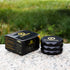 Gordon Diamond Surface Aluminum Alloy Herb Grinder, Black 50 mm Smoker Grinder, 4 Lay Easy Clean Herb Grinders